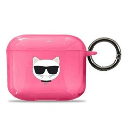 Husă Karl Lagerfeld Choupette pentru AirPods 3 – Roz