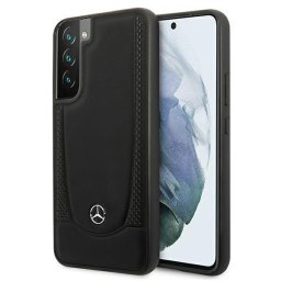 Husa Husa Mercedes Leather Urban Line pentru Samsung Galaxy S22 Plus, design premium, culoare negru