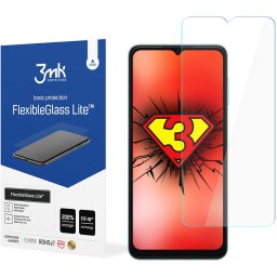 Folie Protectie Ecran 3MK pentru Samsung Galaxy A13 5G A136, Sticla Flexibila, Full Glue, Lite, 0.16mm, Transparenta