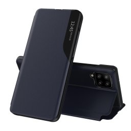 Husa Husa Samsung Galaxy A12 / A12 Nacho Eco Leather View Flip Tip Carte - Dark Blue