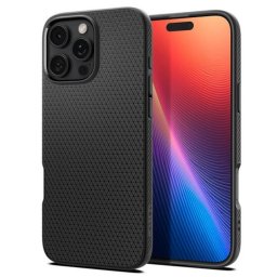 Husa Liquid Air Matte Neagra ACS07988 pentru Apple iPhone 16 Pro Max
