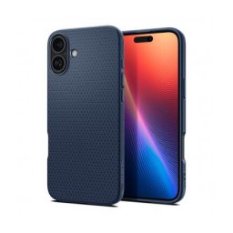 Husa Husa pentru Apple iPhone 16, Spigen, Liquid Air, Bleumarin
