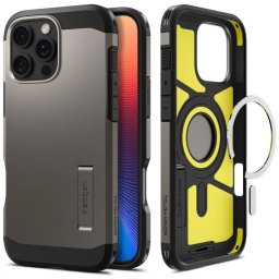 Husa Tough Armor MagSafe, gunmetal - iPhone 16 Pro Max