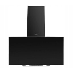 Hota Hota Decorativa, 60 cm, 290 m³/h, 3 Trepte, Filtru Aluminiu, Iluminare LED, 63 dB, Negru