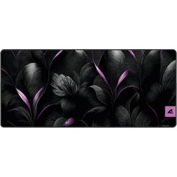 Mousepad Mousepad 4044951039487 – Negru/Violet – Suprafață netedă pentru mișcări rapide și precise