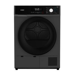 Uscatoare SWDP-817DS, Capacitate 8 kg, Afisaj electronic, Tip procedura uscare pompa de caldura, 16 Programe, Clasa energetica E, Blocare acces copii, Pornire intarziata, Negru