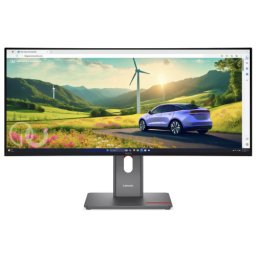 Monitor LED Curbat ThinkVision P34WD-40, 34 inch, 3440x1440, 4 ms, Negru
