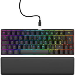 Tastatura Exodus 760 Mechanical Mini Gaming Keyboard, Red Switches, Negru