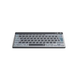 Tastatura WK-700, Bluetooth/USB Wireless, Negru-Gri