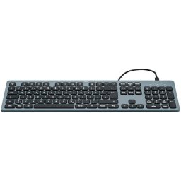 Tastatura CK-400 USB Illuminata QWERTY US, Negru
