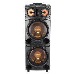 Boxa portabila Fiesta 12, Putere RMS 100 W / de iesire 300 W / PMPO 1000 W, Display digital, Bluetooth, FM Radio, Bluetooth, Intrare Aux / USB / SD Card / Microfon, Iluminare pe ritmul muzicii