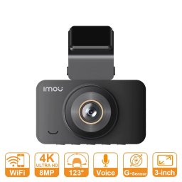 Camera de Bord 4K, 3" Display, Microfon - Imou (LC-DAE-LC5500GWV-S800) - Black