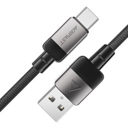 Cablu de date USB to Type-C, 3A, Fast Charging, 1.2m - (C9-04) - Black