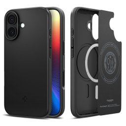 Husa Husa pentru iPhone 17 - Spigen Thin Fit MagSafe - Black