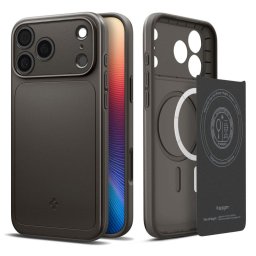 Husa Husa pentru iPhone 17 Pro - Spigen Thin Fit MagSafe - Gunmetal