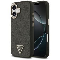 Husa Husa pentru iPhone 17 - Guess Hardcase 4G Triangle Logo MagSafe (GUHMP17SP4GTDGMK) - Black