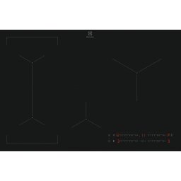 Plita EIV83443CT, 7200 W, 4 zone de gatit, Negru