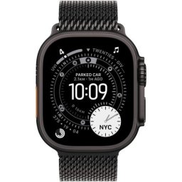 Smartwatch Watch Ultra 3 49mm LTE Titanium Milanese Black Band L, 1.98