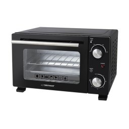 Cuptor Cuptor Electric 800W 10L Temperatura Reglabila 90–230°C Timer 30 min Accesorii Incluse Tava + Gratar Ideal Spatii Mici Negru