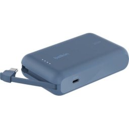 Baterie externa BPB021HQBL, 10.000 mAh, 20 W, Albastru