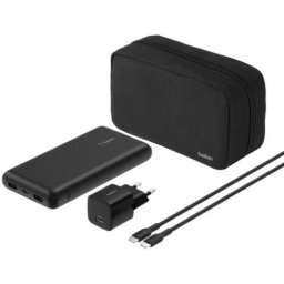 Baterie externa BU042KQBK, 20.000 mAh, USB-C-USB-A, Negru