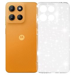 Husa Husa pentru Motorola Moto G15 / G15 Power - Techsuit SparkleSkin Series - Clear