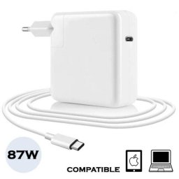 Incarcator de retea Type-C 3.1 Cablu 2m 20.2V 4.3A 87W Alb