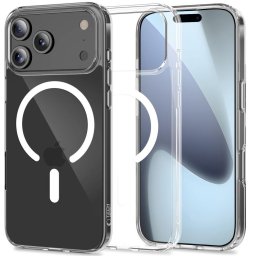 Husa Husă Tech-Protect FlexAir Hybrid MagSafe pentru iPhone 17 Pro, spate transparent și compatibilă MagSafe, transparentă