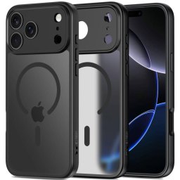Husa Husă Tech-Protect BasicMag pentru iPhone 17 Pro, compatibilă MagSafe, negru mat