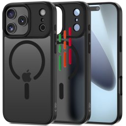Husa Set husă Tech-Protect Magmat XT 4-Set pentru iPhone 17 Pro Max, compatibilă MagSafe, finisaj mat, neagră