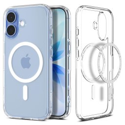 Husa SPIGEN ULTRA HYBRID MAG MAGSAFE IPHONE 17 CLEAR/WHITE
