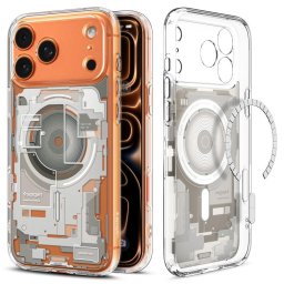 Husa SPIGEN ULTRA HYBRID MAG MAGSAFE IPHONE 17 PRO MAX ZERO ONE NATURAL TITANIUM