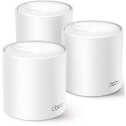Router wireless Deco X1500, 2 x WAN / LAN, Alb, 3 buc