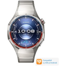 Smartwatch Watch GT 6 Pro, 46MM, Titanium Alloy Case, Titanium Strap