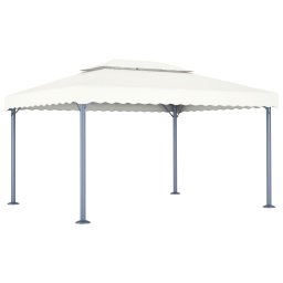 48062 Gossi gazebo 400x300 cm cream aluminium