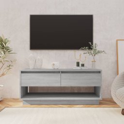 812973 Gossi tv cabinet grey sonoma 102x41x44 cm chipboard