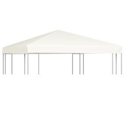 Gossi acoperis de pavilion, 310 g/m2, alb crem, 3 x 3 m