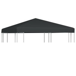 Gossi acoperis de pavilion, 310 g/m2, gri, 3 x 3 m
