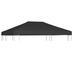 Gossi acoperis de pavilion, 310 g/m2, gri, 4 x 3 m
