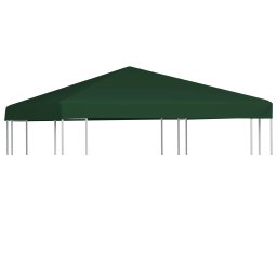 Gossi acoperis de pavilion, 310 g/m2, verde, 3 x 3 m