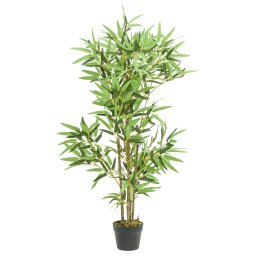 Gossi arbore din bambus artificial 552 de frunze 120 cm verde