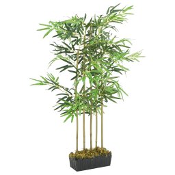 Gossi arbore din bambus artificial 730 de frunze 120 cm verde