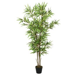 Gossi arbore din bambus artificial 828 de frunze 150 cm verde
