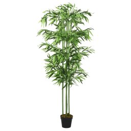 Gossi arbore din bambus artificial 864 de frunze 180 cm verde