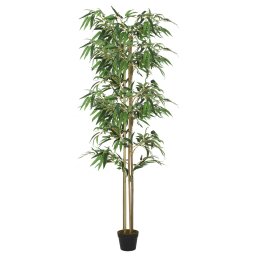 Gossi arbore din bambus artificial 988 de frunze 150 cm verde
