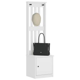 Gossi arborele „sandens” alb 45x40x159,5 cm lemn masiv de pin