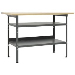Gossi banc de lucru, gri, 120 x 60 x 85 cm, otel