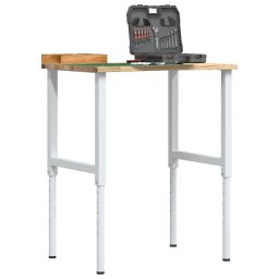 Gossi banc lucru 80x60x(71,5-98) cm lemn masiv stejar