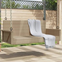 Gossi banca de balansoar, bej, 119x56x48 cm, poliratan
