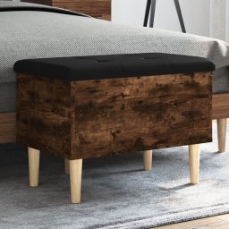 Gossi banca de depozitare, stejar fumuriu, 62x42x46 cm lemn prelucrat